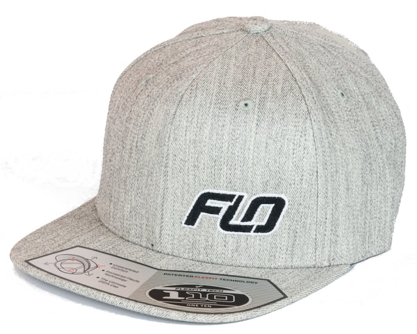 Hat Gray Heather Flo Flo – SNAPBACK FlexFit Motorsports Genuine