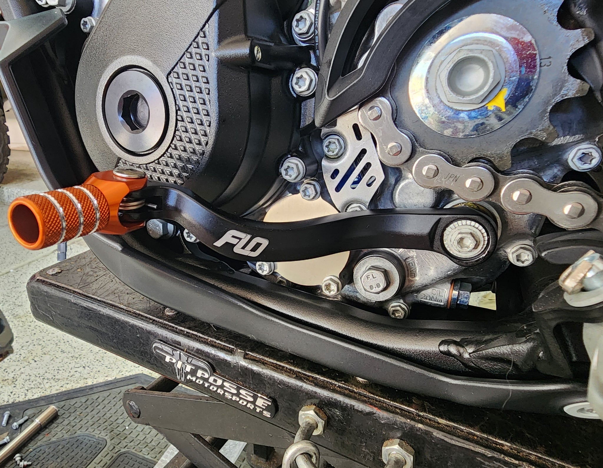 lever gear bitvault Fantic Shift Lever SF-793 / Black