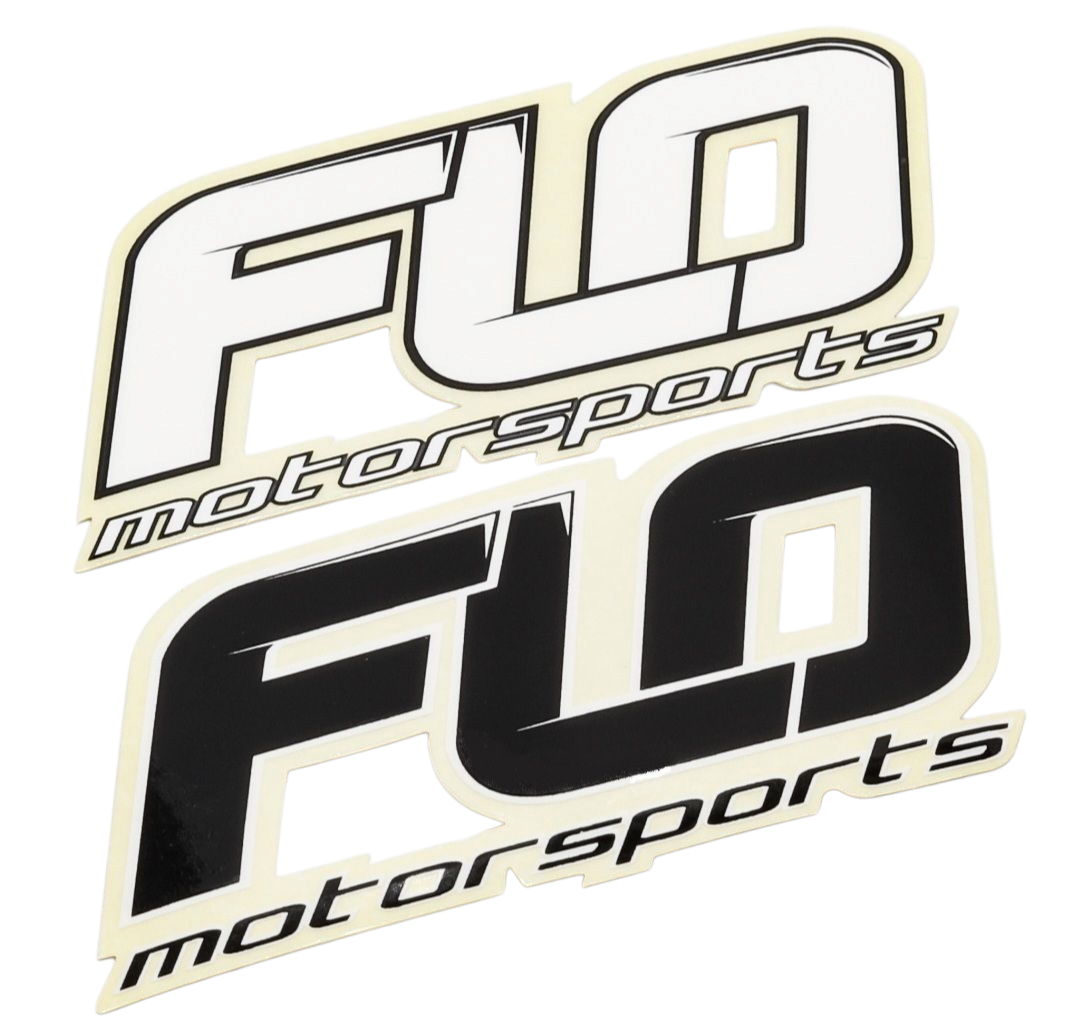 Flo Motorsports Logo Stickers