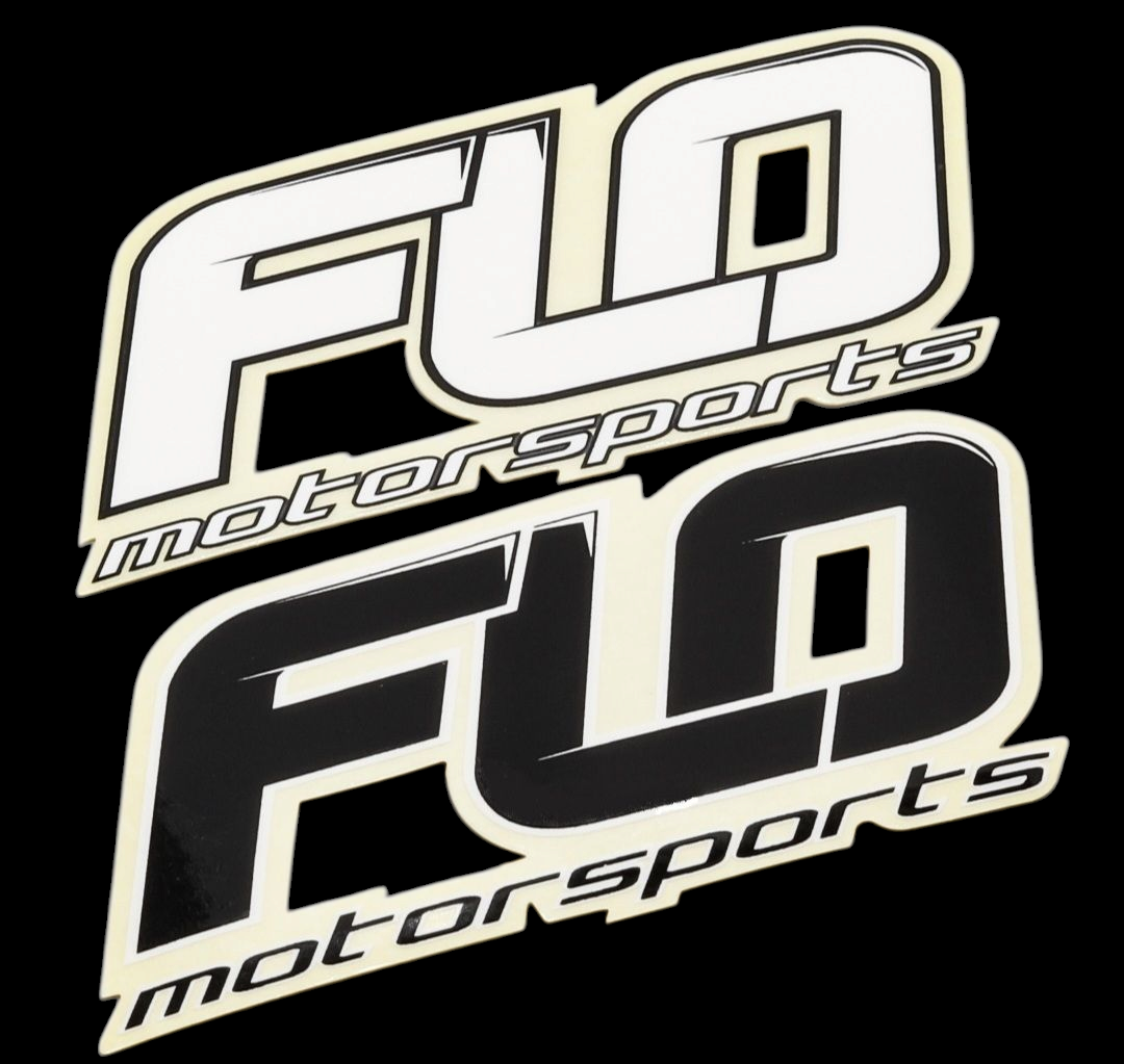 Flo Motorsports Logo Stickers