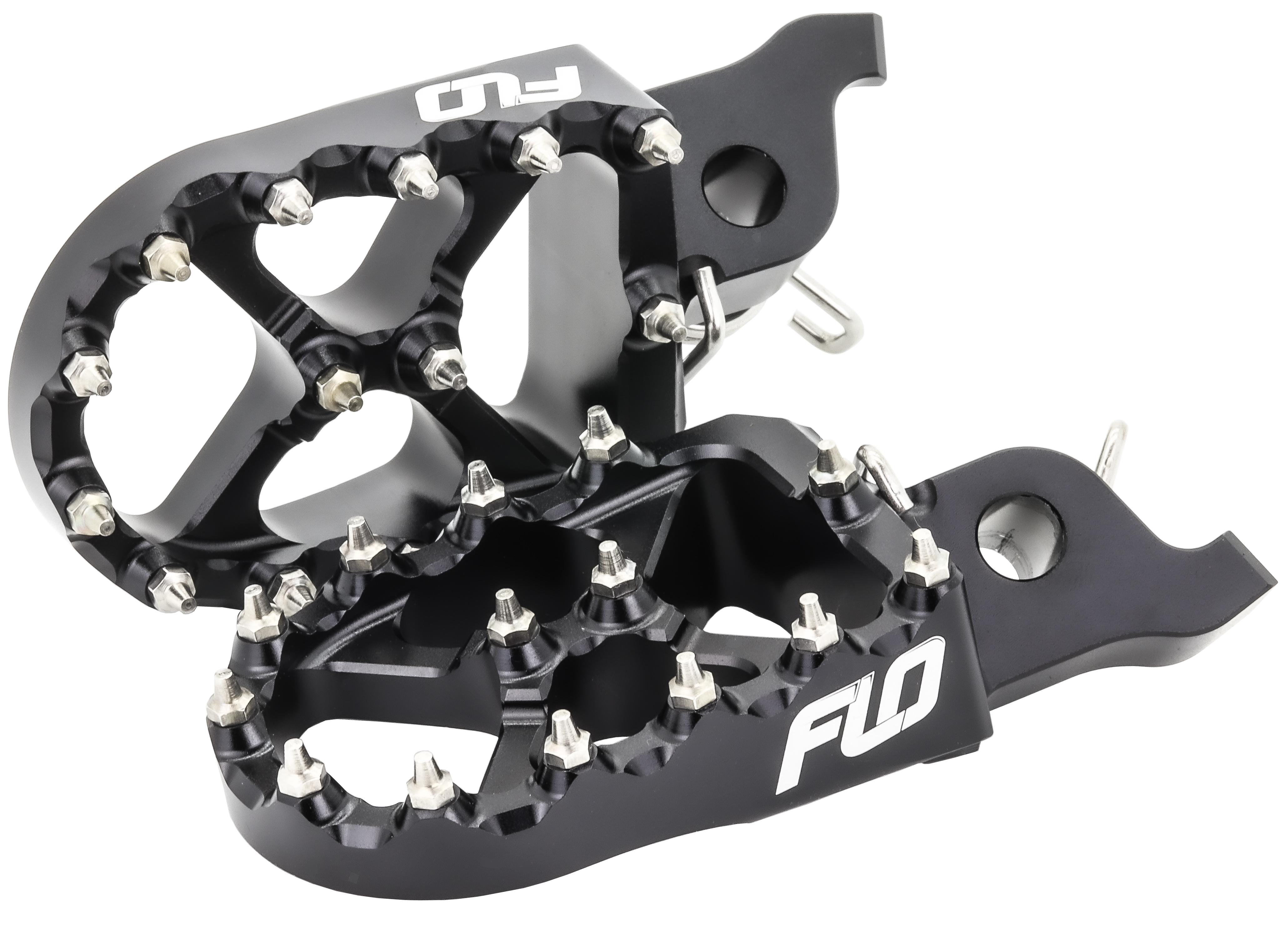 JFG Racing Foot Pegs For Honda CRF110F (2013-2024) & CRF125F (2014-2024) - Red