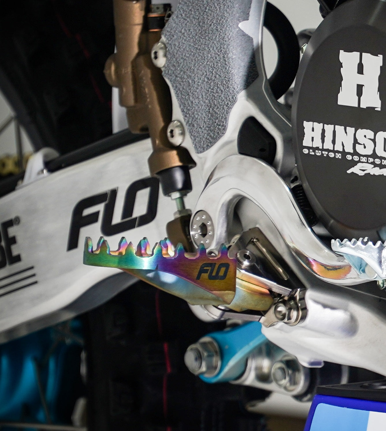 Titanium Rolo Foot Rieju Foot Pegs | Titanium – Flo Motorsports