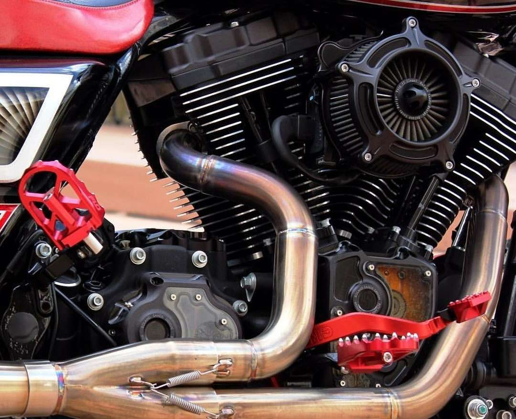 V2 MX Style Foot Pegs Harley Davidson / Dyna / Custom Chopper