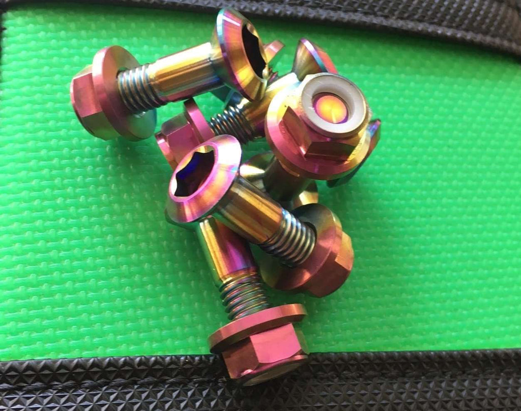 Titanium Sprocket Bolt and Nut Kit. TI