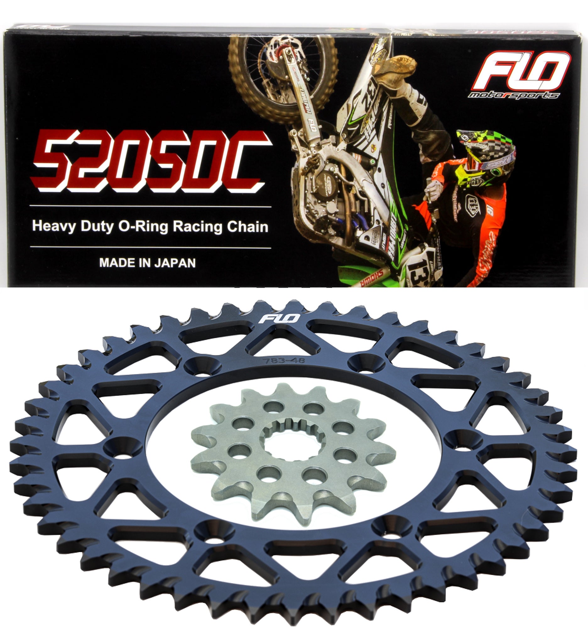 FLO MOTORSPORTS Chain Combo Kit SUZUKI RM-Z450