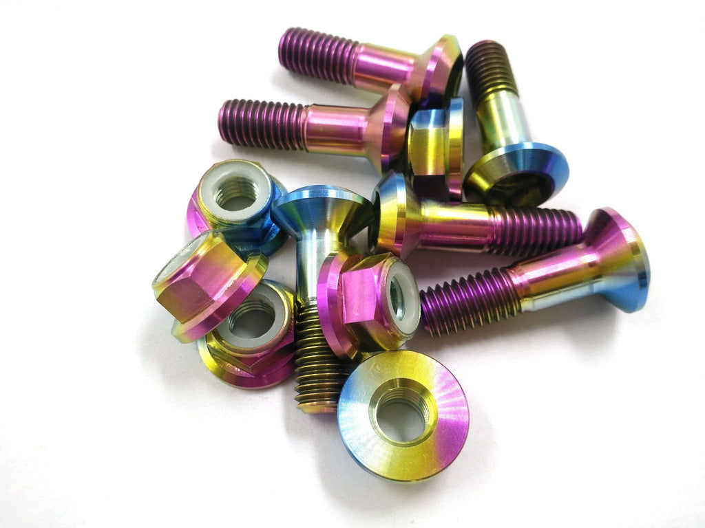 Titanium Sprocket Bolt and Nut Kit. TI