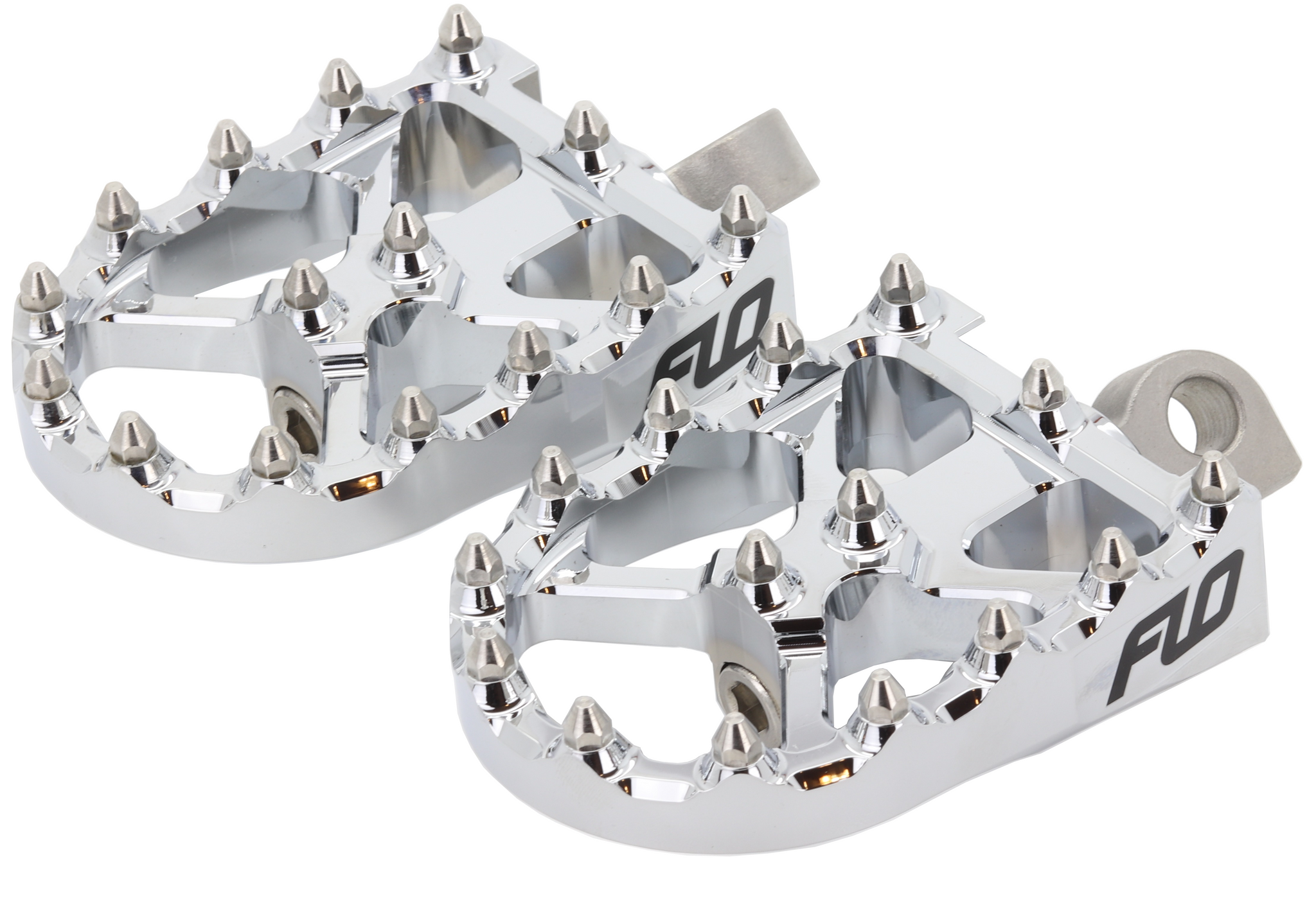 V3 FOOT PEGS FOR HARLEY DAVIDSON DYNA / CUSTOM CHOPPER - Flo