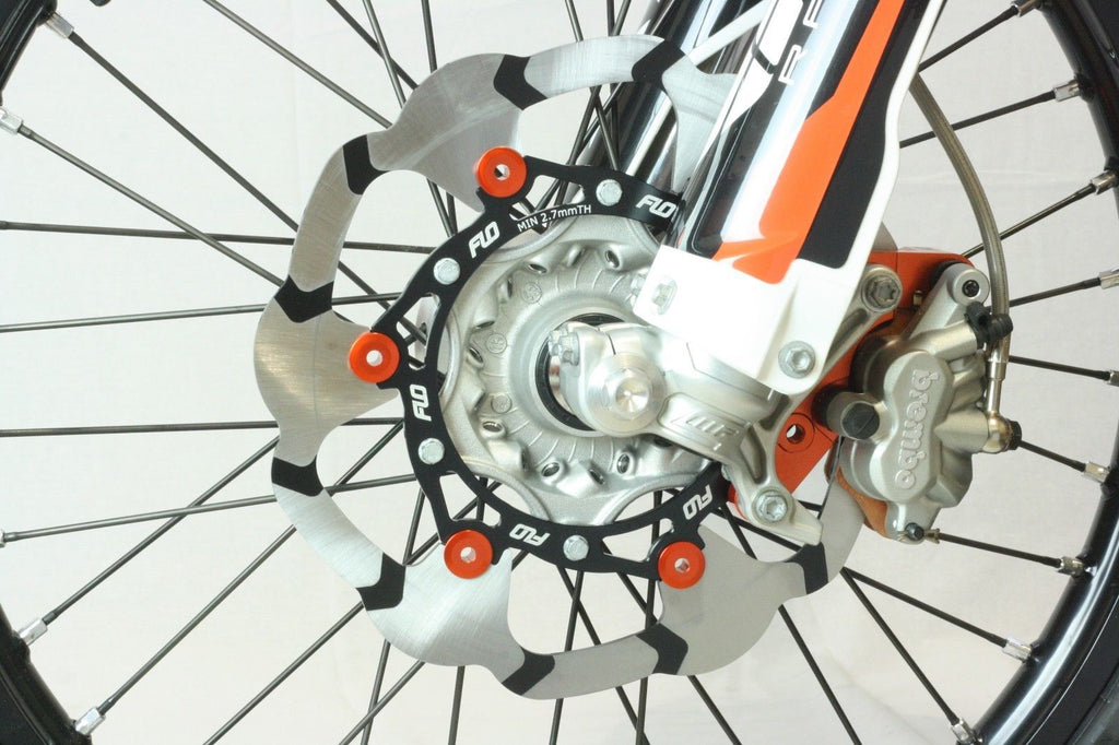 KTM HUSQVARNA 270 MM BRAKE ROTOR SPIDER Black/Orange Flo Motorsports