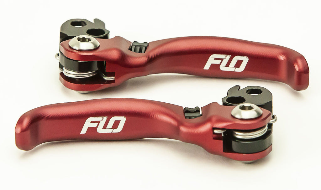Flo Lever Red PRO 120 Mountain Bike Levers – Flo Motorsports